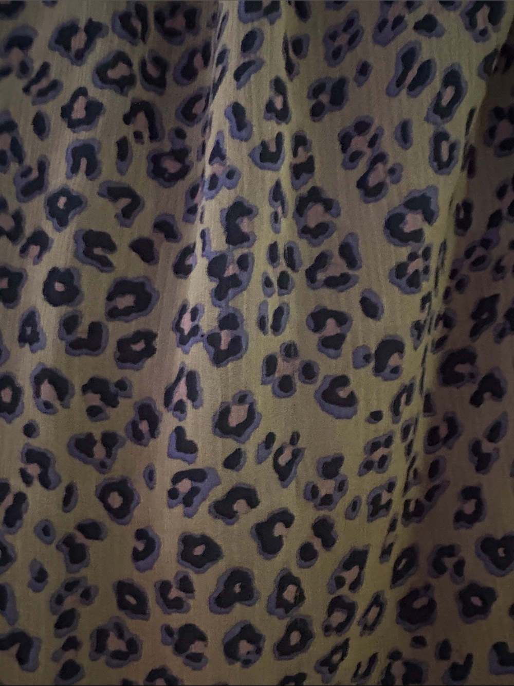 CeCe Leopard-Print Smocked-Neck Ruffle Blouse in Brown - Picture 4 of 4